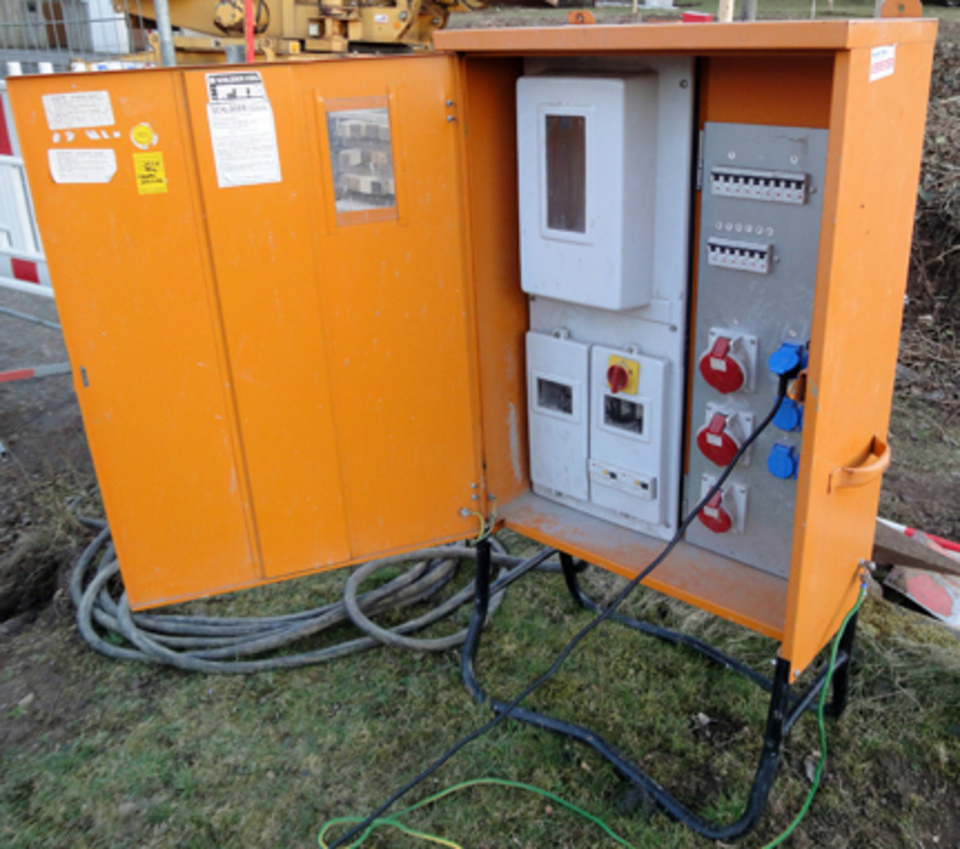 Baustromkasten bei Elektro Langguth e. K. in Itzgrund